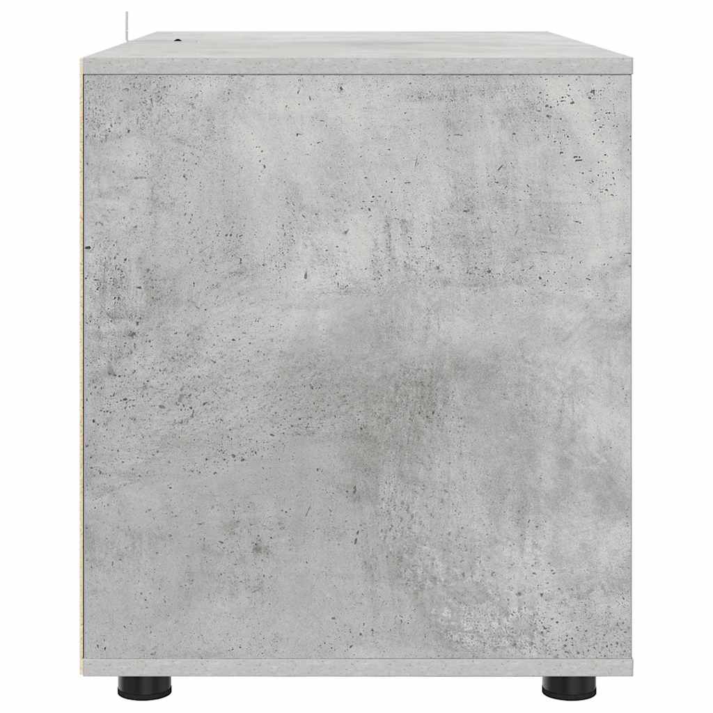 Armadio Grigio cemento 80 x 48 x 57 cm Legno multistrato | homemem39