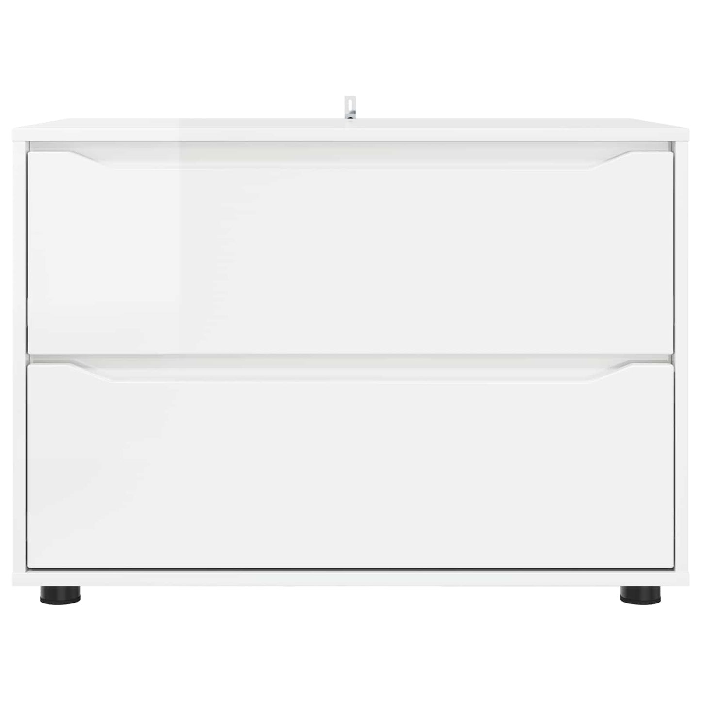 Armadio 80 x 48 x 57 cm Legno ingegnerizzato Bianco Lucido