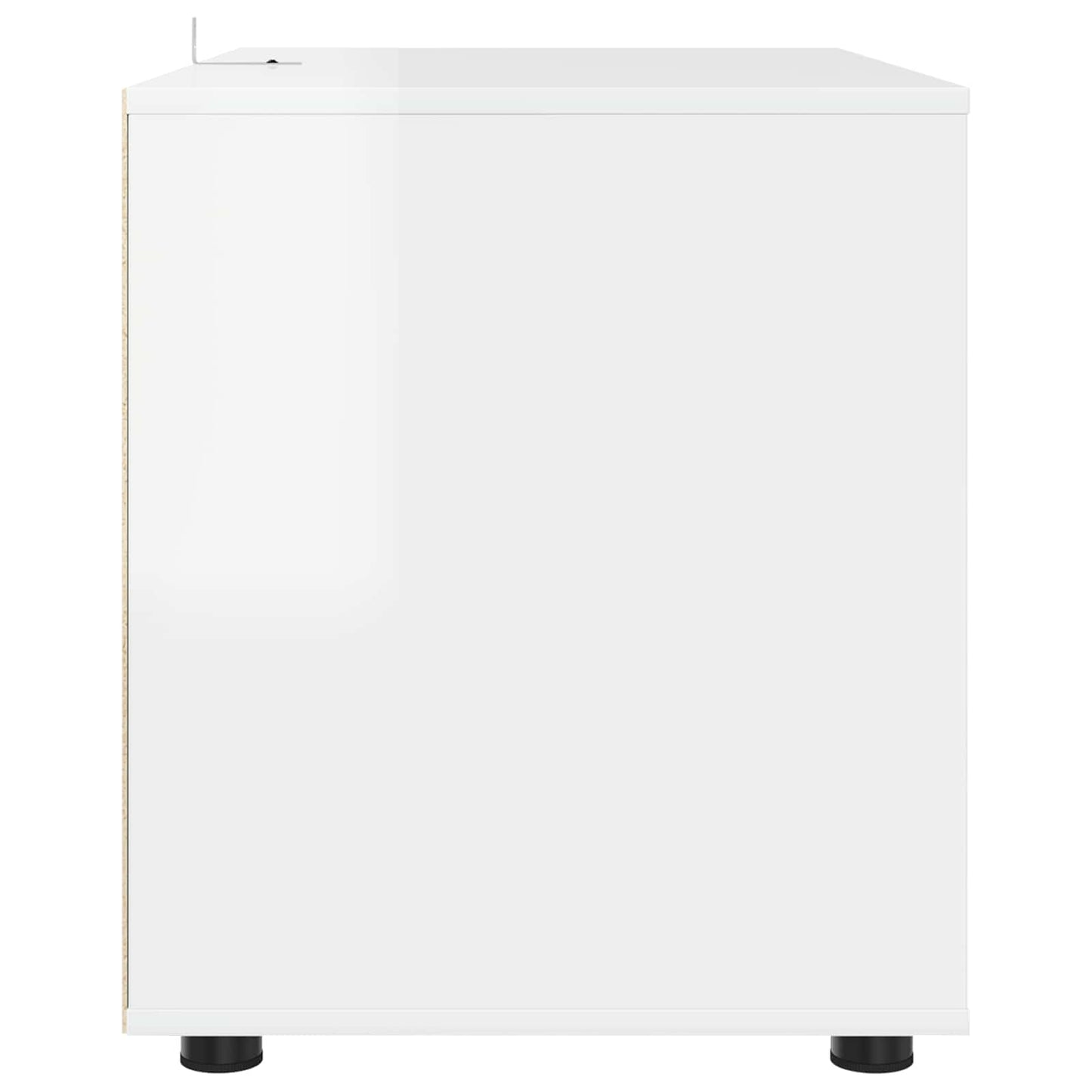 Armadio 80 x 48 x 57 cm Legno ingegnerizzato Bianco Lucido