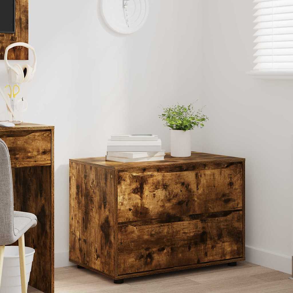 Armadio Rovere fumé 80 x 48 x 57 cm Legno multistrato | homemem39