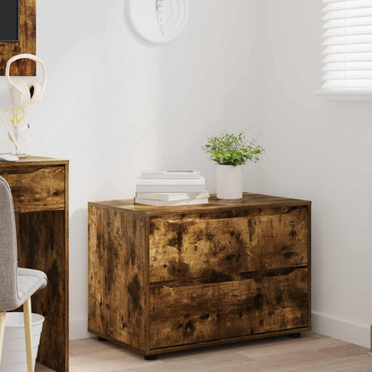 Armadio 80 x 48 x 57 cm Legno ingegnerizzato Rovere fumé