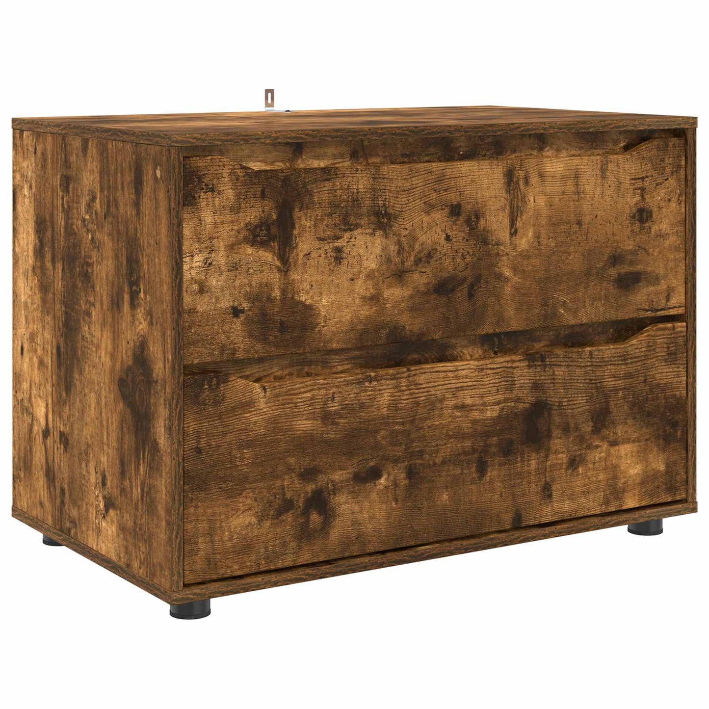 Armadio 80 x 48 x 57 cm Legno ingegnerizzato Rovere fumé