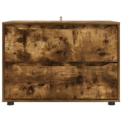 Armadio 80 x 48 x 57 cm Legno ingegnerizzato Rovere fumé