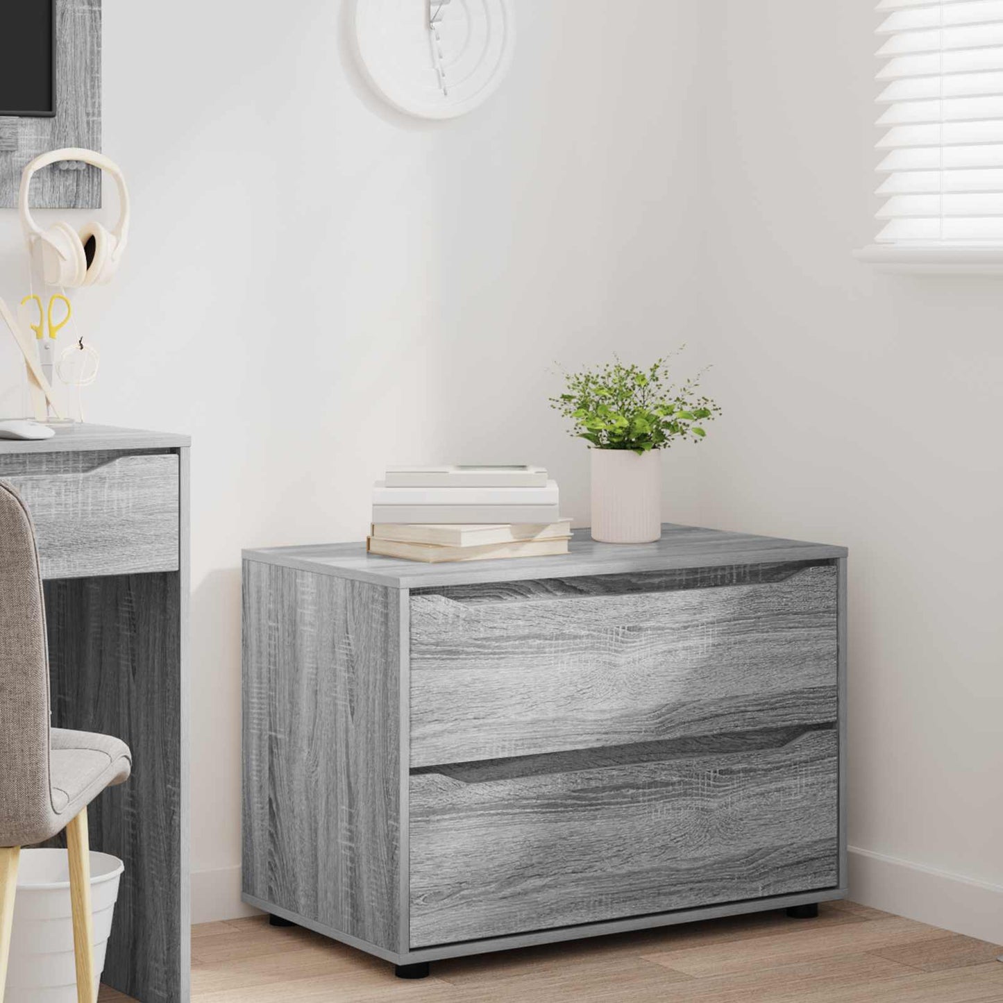 Armadio 80 x 48 x 57 cm Legno ingegnerizzato Grigio Sonoma