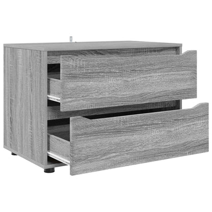 Armadio 80 x 48 x 57 cm Legno ingegnerizzato Grigio Sonoma