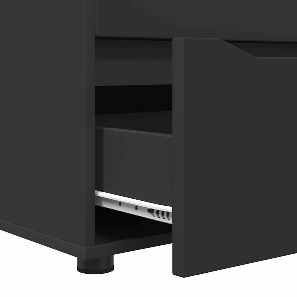 Armadio Nero 60 x 48 x 57 cm Legno multistrato | homemem39