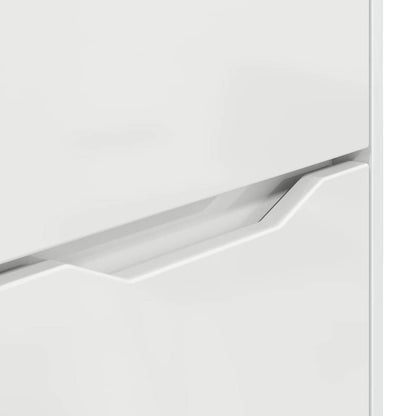 Armadio Bianco Lucido 60 x 48 x 57 cm Legno multistrato | homemem39