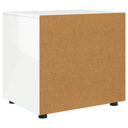 Armadio Bianco Lucido 60 x 48 x 57 cm Legno multistrato | homemem39