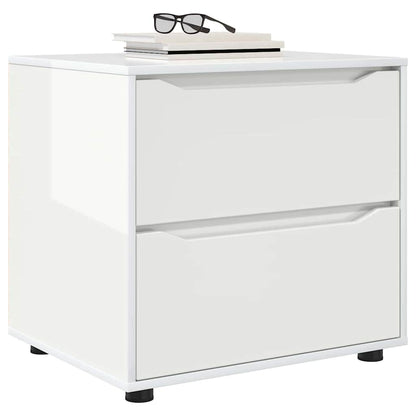 Armadio Bianco Lucido 60 x 48 x 57 cm Legno multistrato | homemem39