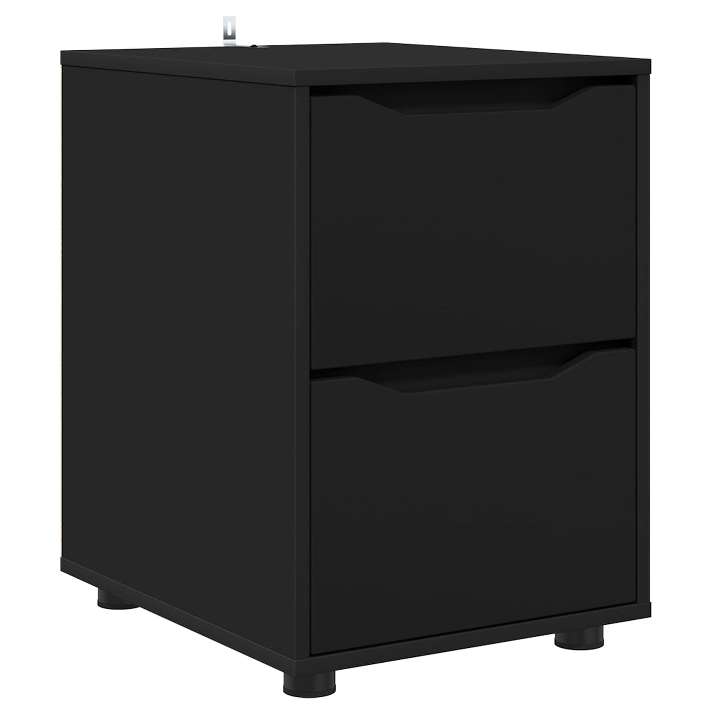 Armadio 40 x 48 x 57 cm Legno ingegnerizzato Nero