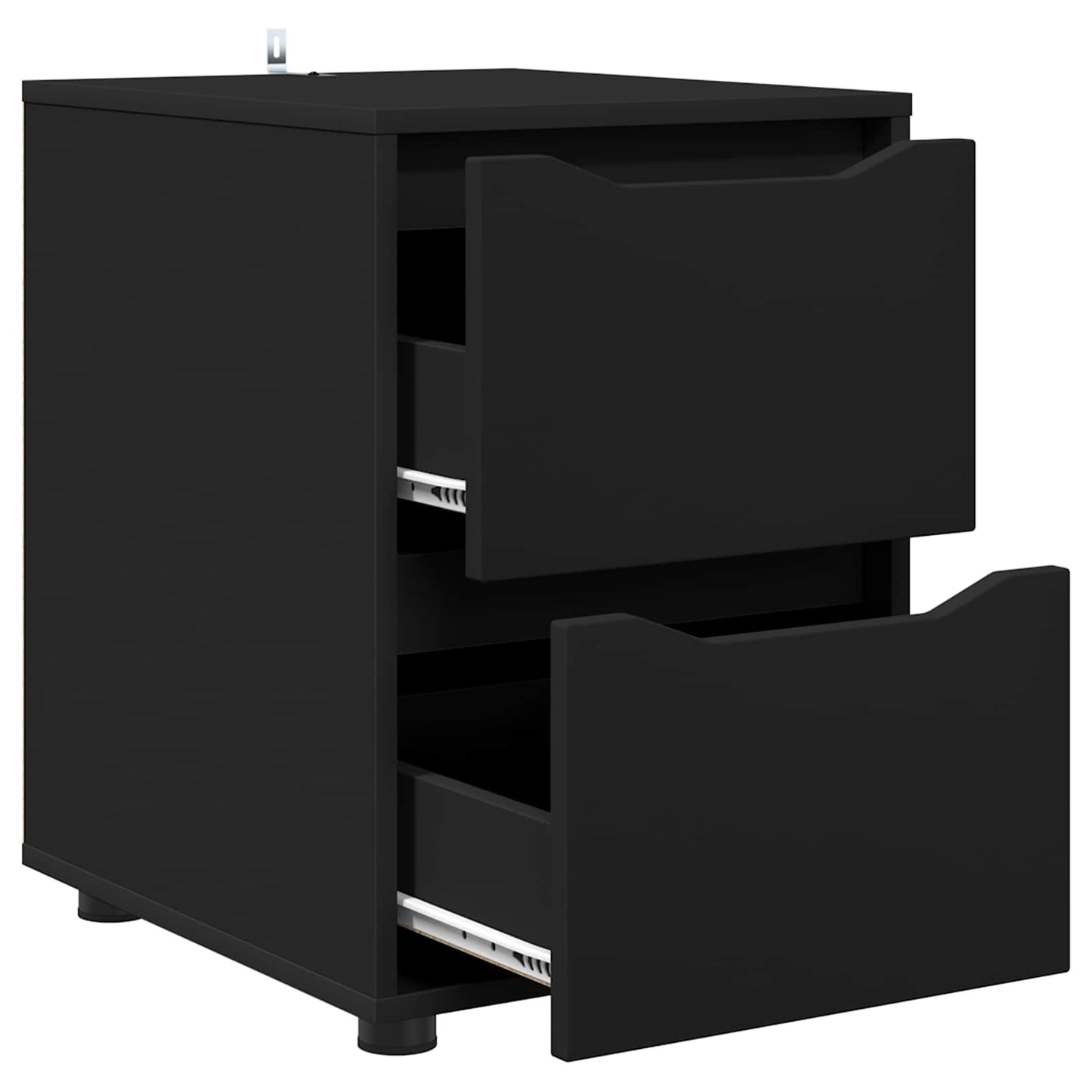 Armadio 40 x 48 x 57 cm Legno ingegnerizzato Nero