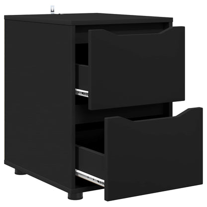 Armadio 40 x 48 x 57 cm Legno ingegnerizzato Nero