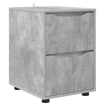 Armadio 40 x 48 x 57 cm Legno ingegnerizzato Grigio cemento