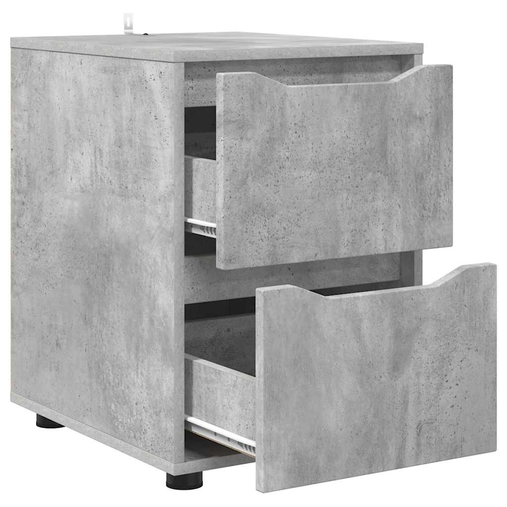 Armadio Grigio cemento 40 x 48 x 57 cm Legno multistrato