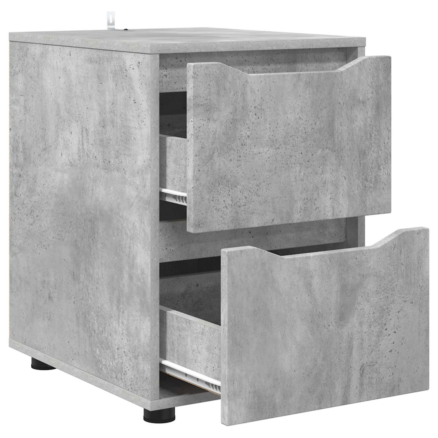 Armadio 40 x 48 x 57 cm Legno ingegnerizzato Grigio cemento
