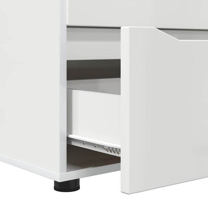 Armadio Bianco Lucido 40 x 48 x 57 cm Legno multistrato | homemem39