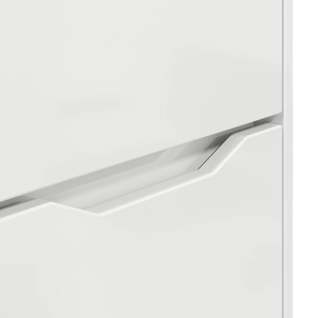 Armadio Bianco Lucido 40 x 48 x 57 cm Legno multistrato | homemem39