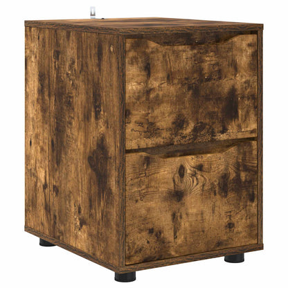Armadio 40 x 48 x 57 cm Legno ingegnerizzato Rovere fumé - homemem39