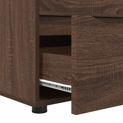 Armadio 40 x 48 x 57 cm Legno ingegnerizzato Rovere Marrone