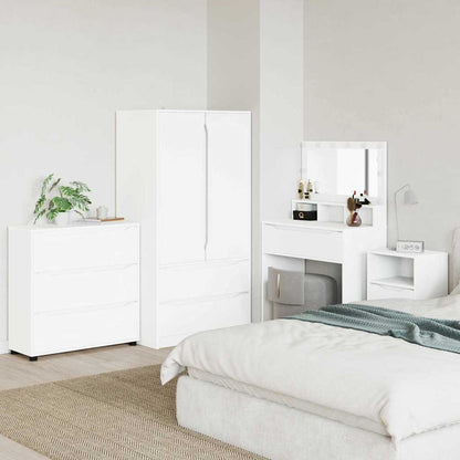 Armadio Bianco 80 x 31 x 81 cm Legno multistrato | homemem39