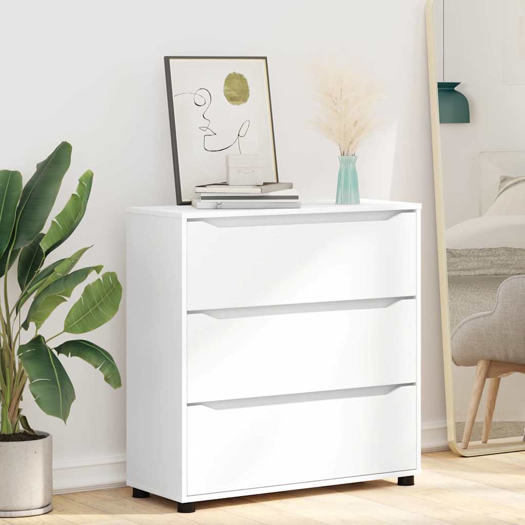 Armadio Bianco 80 x 31 x 81 cm Legno multistrato | homemem39
