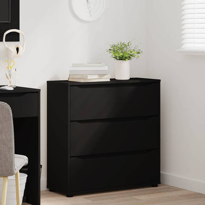 Armadio Nero 80 x 31 x 81 cm Legno multistrato | homemem39