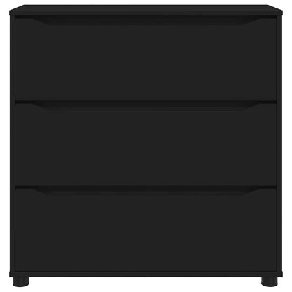 Armadio Nero 80 x 31 x 81 cm Legno multistrato | homemem39