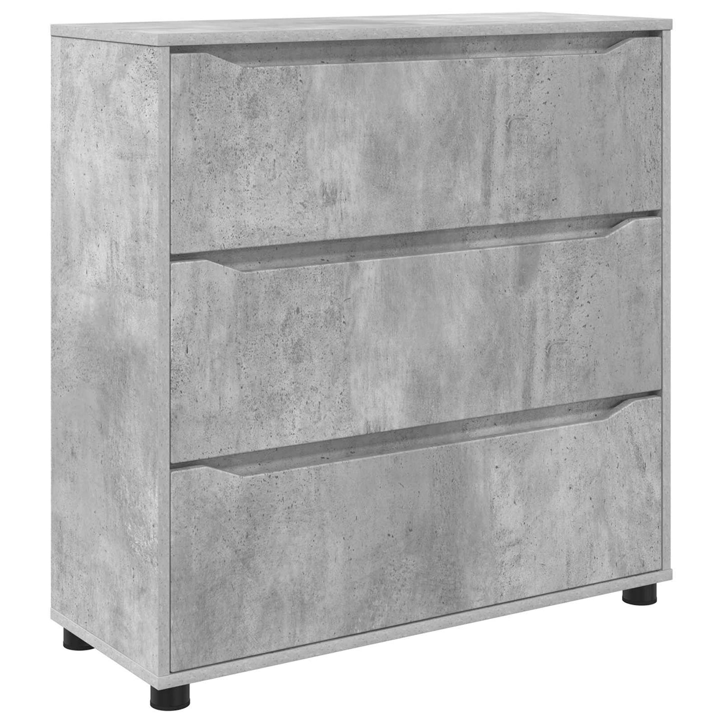 Armadio 80 x 31 x 81 cm Legno ingegnerizzato Grigio cemento