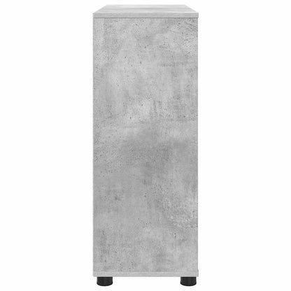 Armadio Grigio cemento 80 x 31 x 81 cm Legno multistrato | homemem39