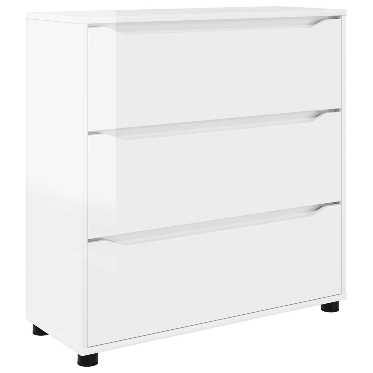 Armadio 80 x 31 x 81 cm Legno ingegnerizzato Bianco Lucido