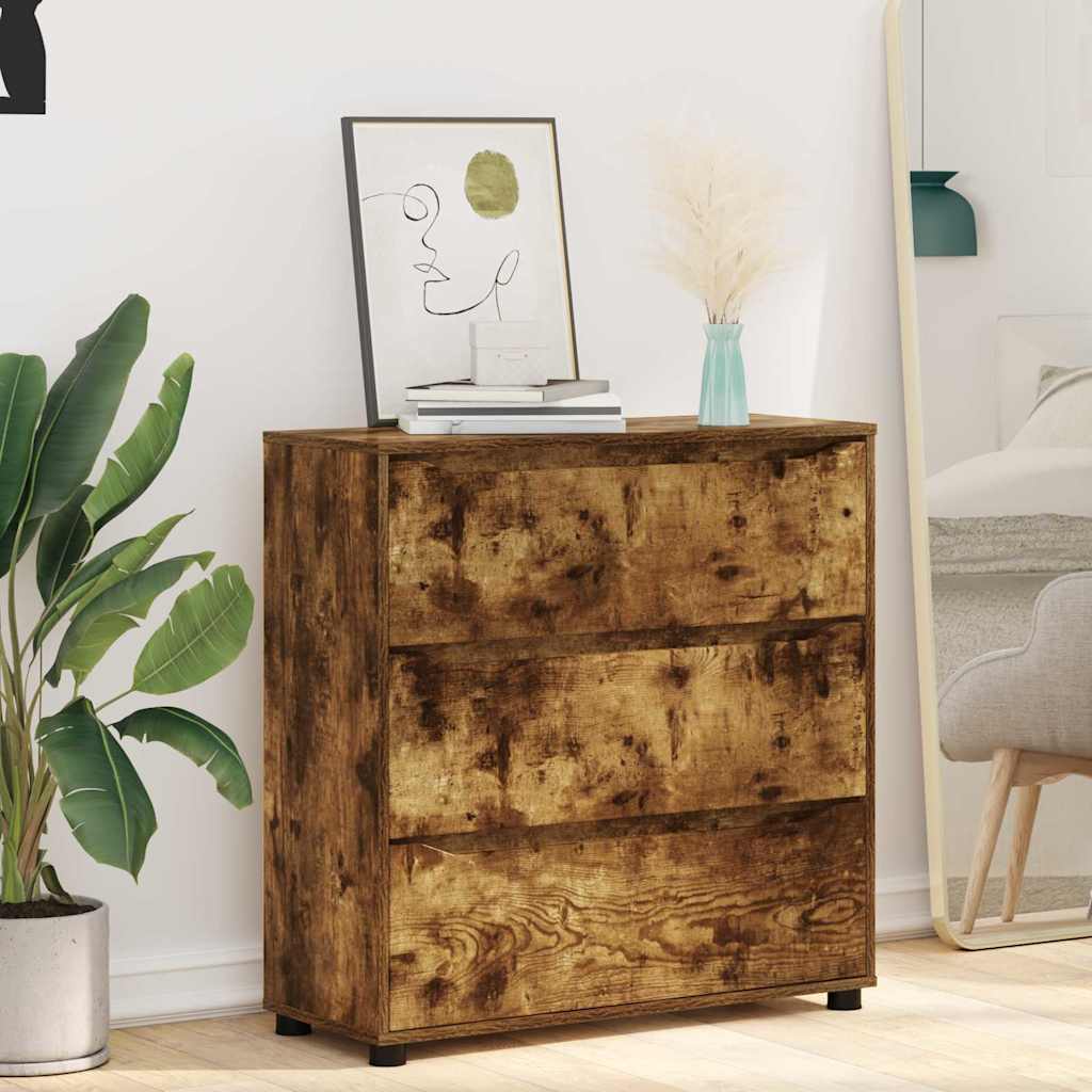 Armadio Rovere fumé 80 x 31 x 81 cm Legno multistrato | homemem39