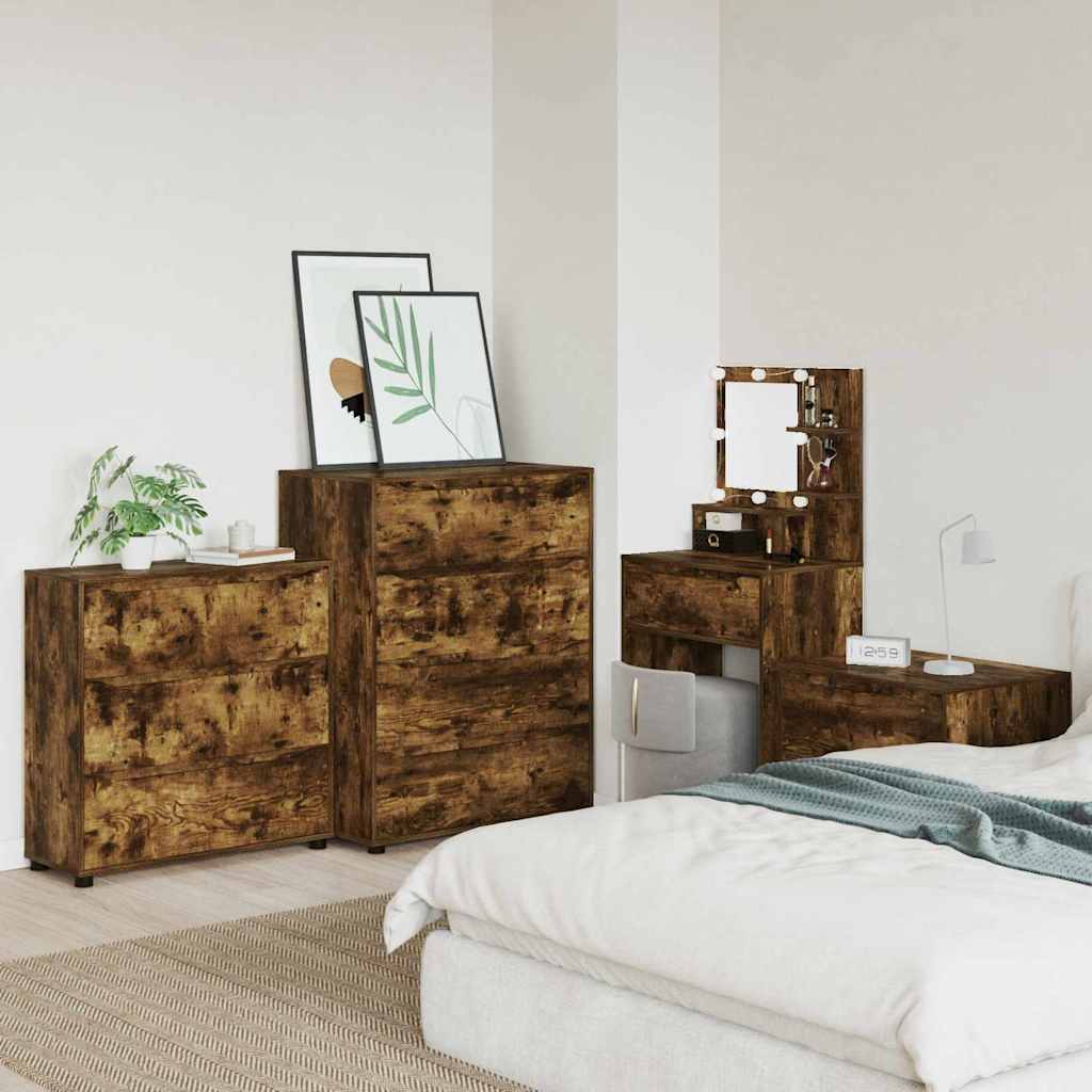 Armadio Rovere fumé 80 x 31 x 81 cm Legno multistrato | homemem39