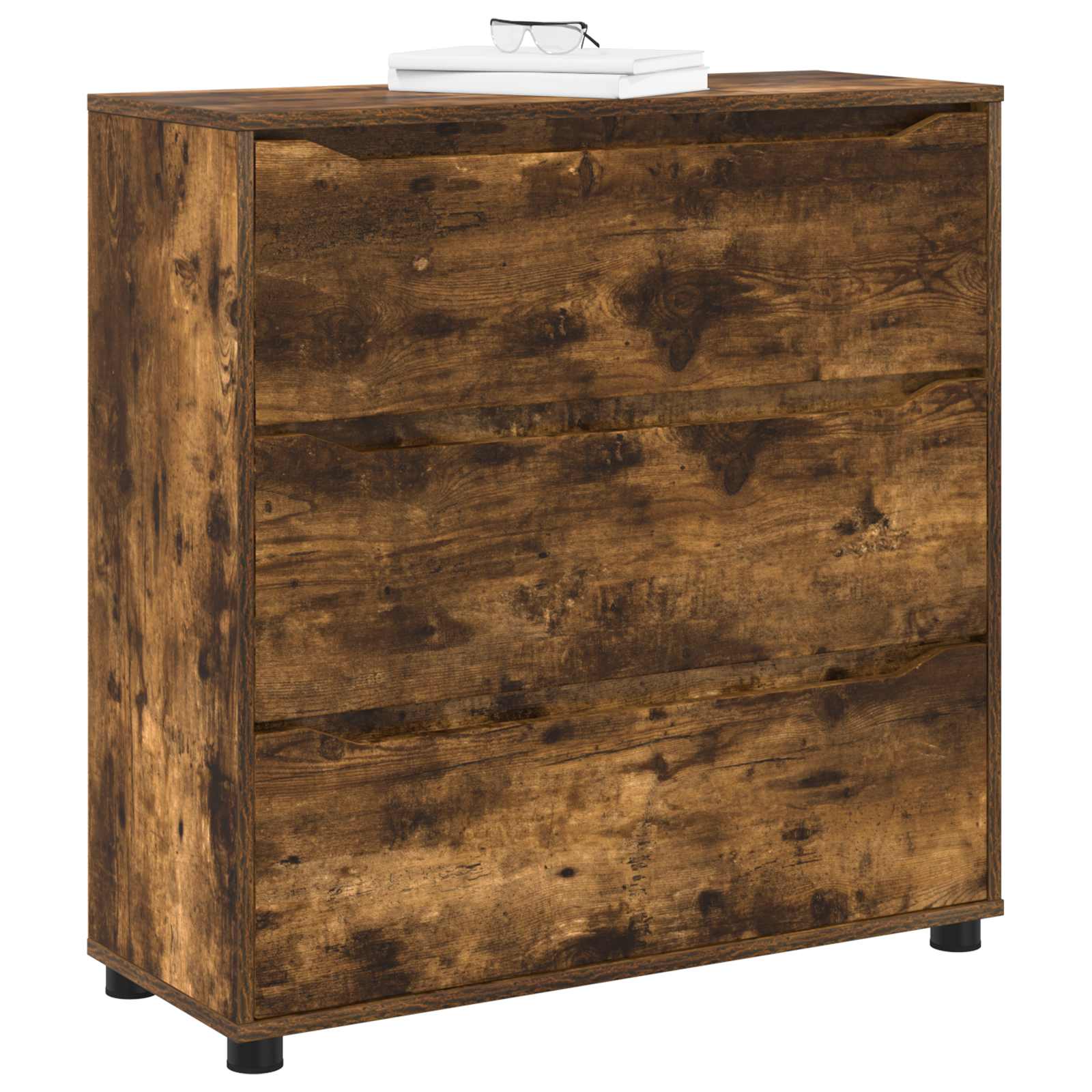 Armadio 80 x 31 x 81 cm Legno ingegnerizzato Rovere fumé - homemem39