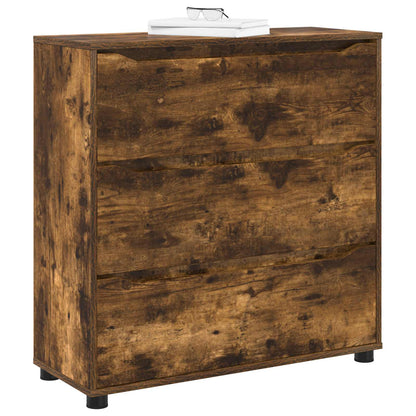 Armadio 80 x 31 x 81 cm Legno ingegnerizzato Rovere fumé - homemem39
