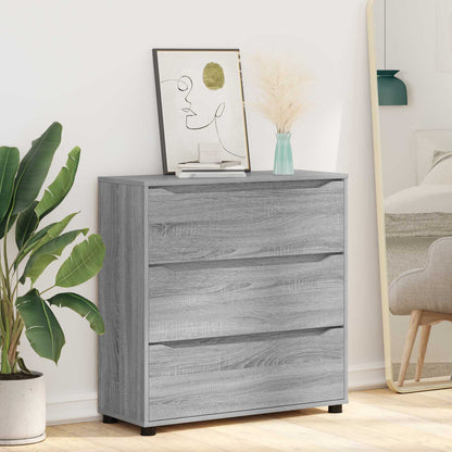 Armadio 80 x 31 x 81 cm Legno ingegnerizzato Grigio Sonoma