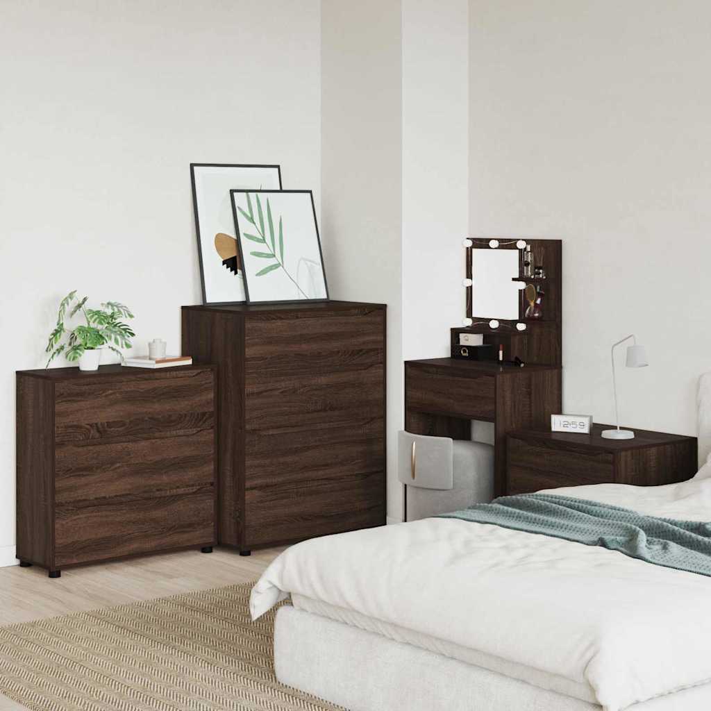 Armadio Rovere Marrone 80 x 31 x 81 cm Legno multistrato | homemem39