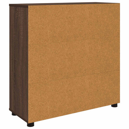 Armadio 80 x 31 x 81 cm Legno ingegnerizzato Rovere Marrone