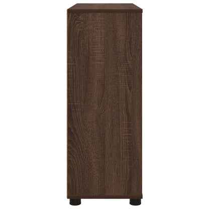 Armadio 80 x 31 x 81 cm Legno ingegnerizzato Rovere Marrone