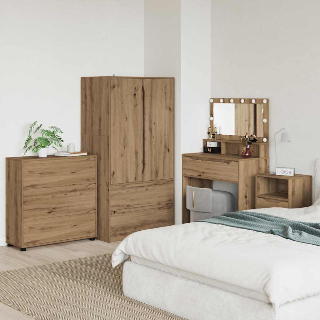 Armadio Rovere artigianale 80 x 31 x 81 cm Legno multistrato | homemem39