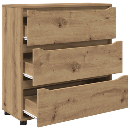 Armadio 80 x 31 x 81 cm Legno ingegnerizzato Rovere artigianale - homemem39