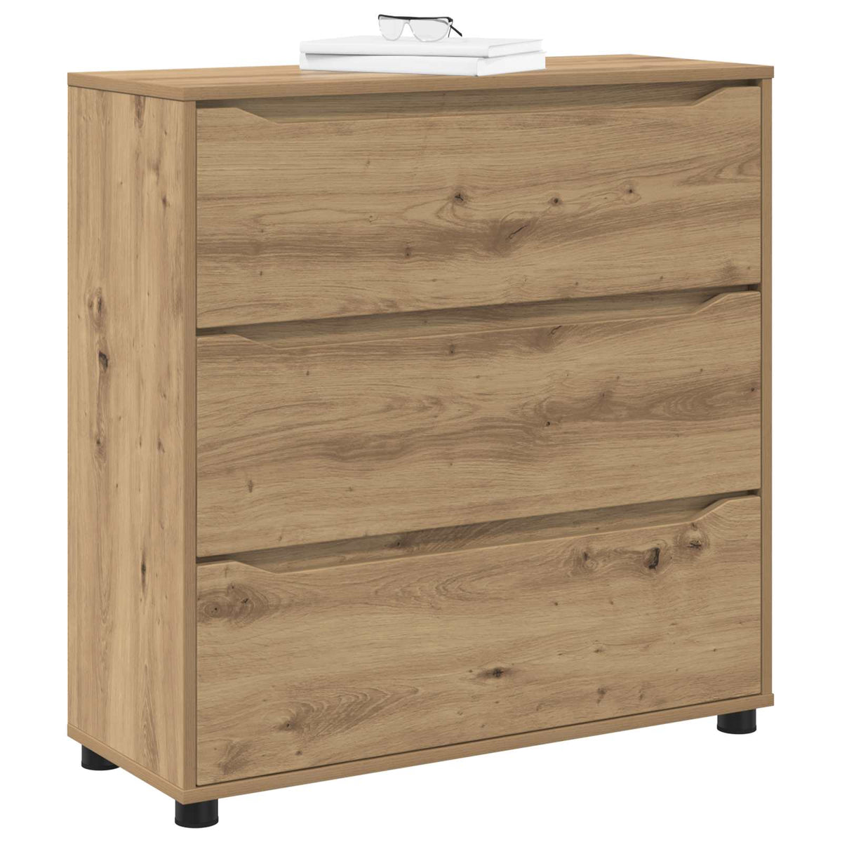 Armadio 80 x 31 x 81 cm Legno ingegnerizzato Rovere artigianale - homemem39