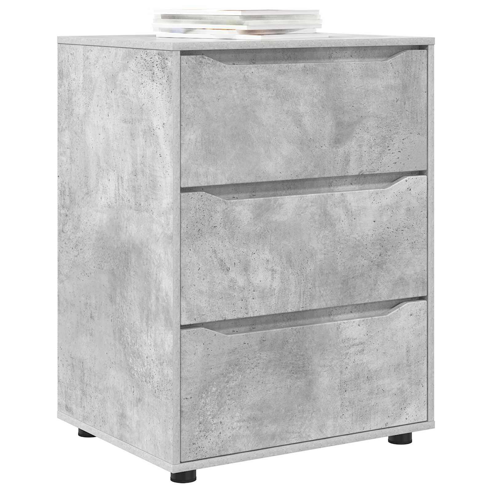 Armadio 60 x 48 x 81 cm Legno ingegnerizzato Grigio cemento | homemem39