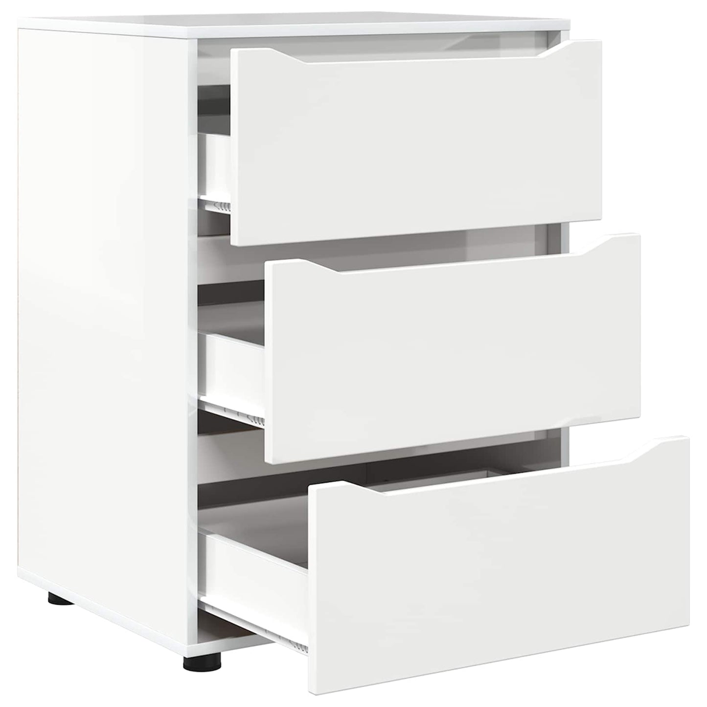 Armadio 60 x 48 x 81 cm Legno ingegnerizzato Bianco Lucido | homemem39