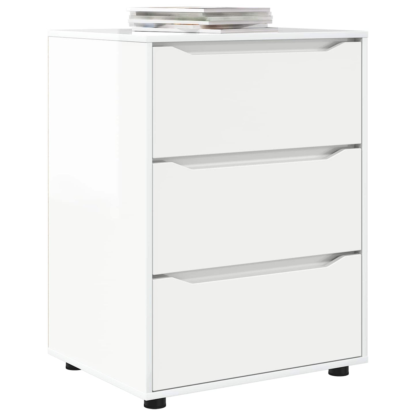 Armadio 60 x 48 x 81 cm Legno ingegnerizzato Bianco Lucido | homemem39