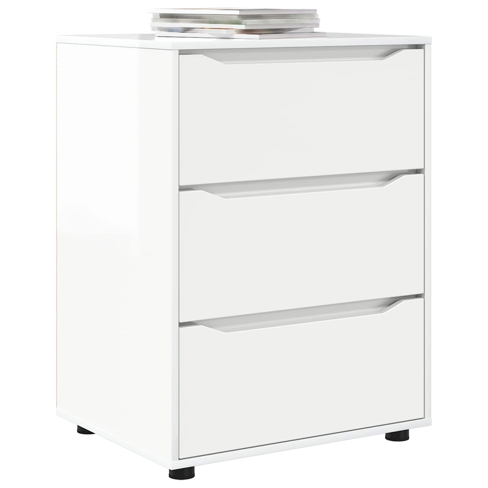 Armadio 60 x 48 x 81 cm Legno ingegnerizzato Bianco Lucido | homemem39