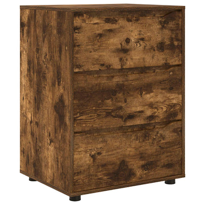 Armadio 60 x 48 x 81 cm Legno ingegnerizzato Rovere fumé