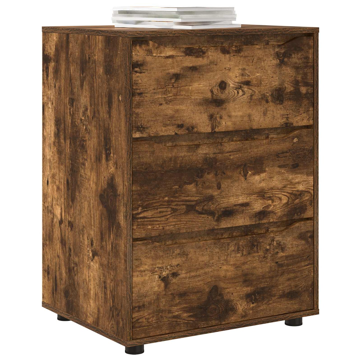 Armadio 60 x 48 x 81 cm Legno ingegnerizzato Rovere fumé