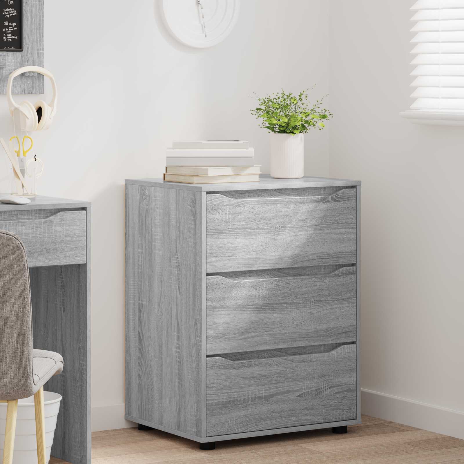 Armadio 60 x 48 x 81 cm Legno ingegnerizzato Grigio Sonoma | homemem39