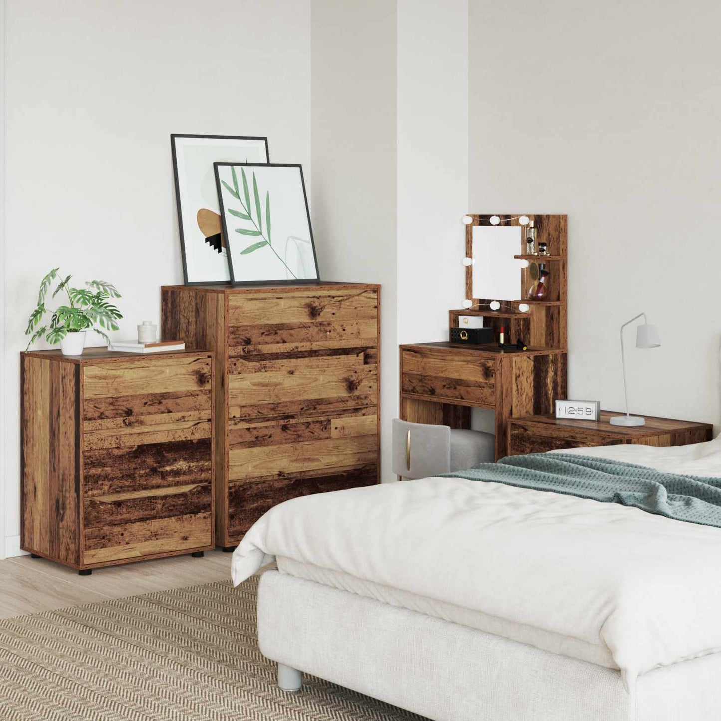 Armadio 60 x 48 x 81 cm Legno ingegnerizzato Legno vecchio | homemem39