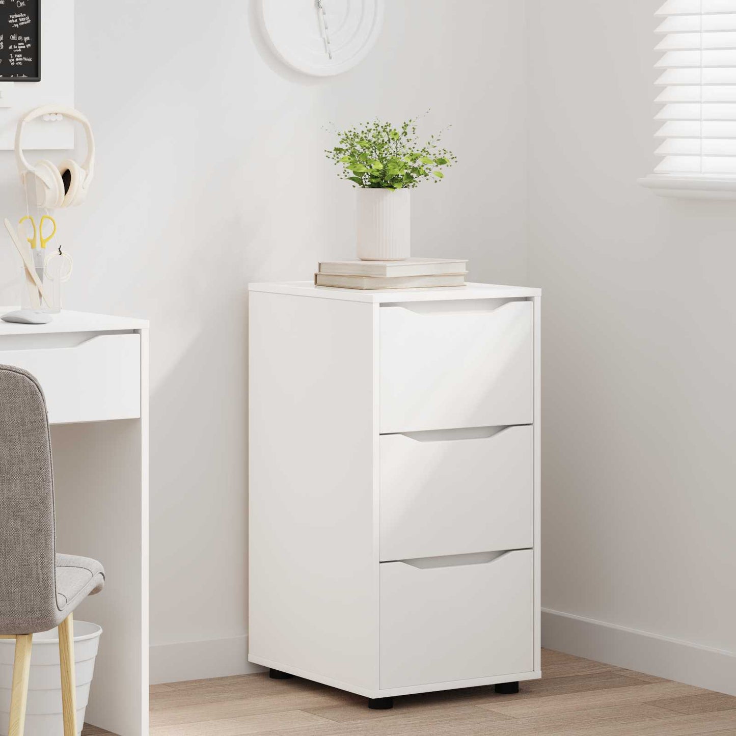 Armadio 40 x 48 x 81 cm Legno ingegnerizzato Bianco | homemem39
